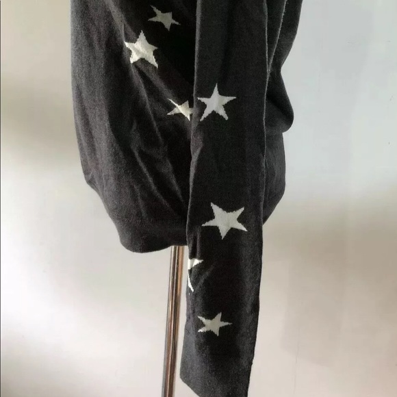 Gap Merino Star Crewneck Charcoal Wool Sweater - Picture 3 of 6